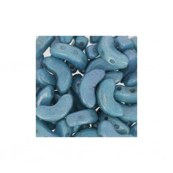 Arcos par Puca® 5x10 mm Chalkwhite Blue Ceramic Look x10g