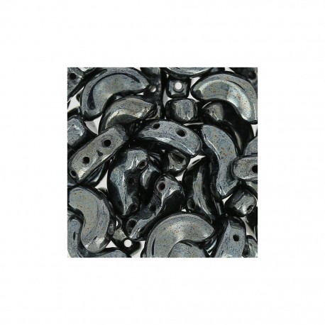 Arcos par Puca® 5x10 mm Jet Hematite x10g