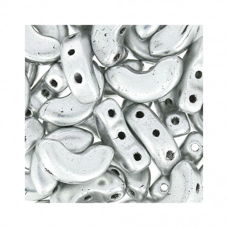 Arcos par Puca® 5x10 mm Silver Mat x10g