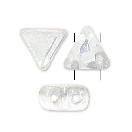 Khéops par Puca® 6 mm Crystal Argent x10g