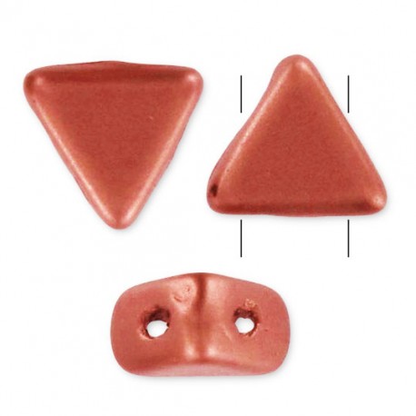 Khéops par Puca® 6 mm Red Copper Mat x10g