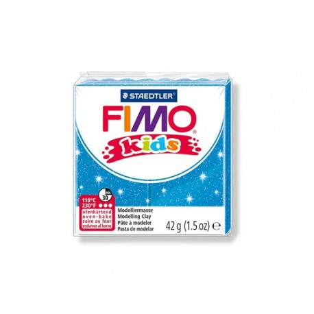 Fimo Kids 42gr Azul Purpurina (312)