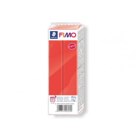 Fimo Soft 454 gr Rojo Indio (24)