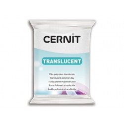 Cernit Translucent 56gr Glitter Blanco (010)