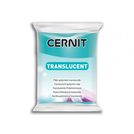 Cernit Translucent 56gr Azul Turquesa (280)