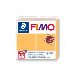 Fimo Effect Cuero 57gr Amarillo Azafrán (109)