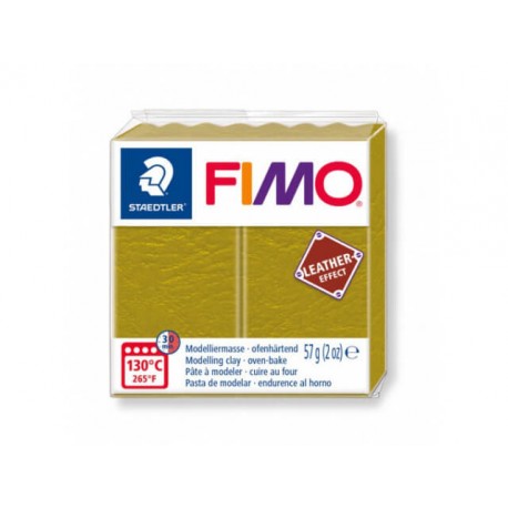 Fimo Effect Cuero 57gr Oliva (519)