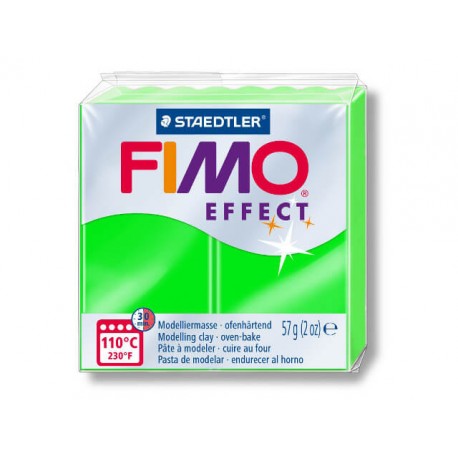 Fimo Effect 56gr Neón Verde (501)
