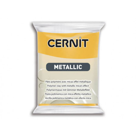 Cernit Metallic 56gr Amarillo (700)