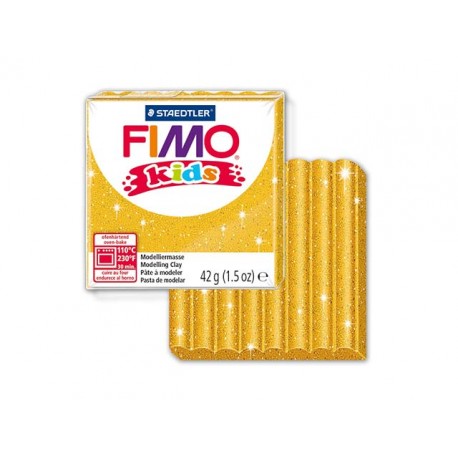 Fimo Kids 42gr Oro Purpurina (112)