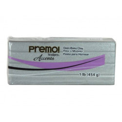 Sculpey Premo Accents 454gr. Plata (5129)