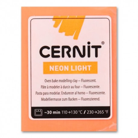 Cernit Neon Light 56gr Naranja (752)