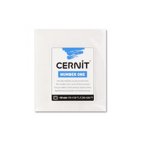 Cernit Number One 250gr Blanco Opaco (027)