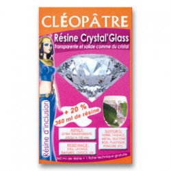 Resina Crystal Glass Cléopâtre 360ml