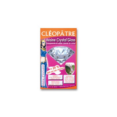 Resina Crystal Glass Cléopâtre 360ml