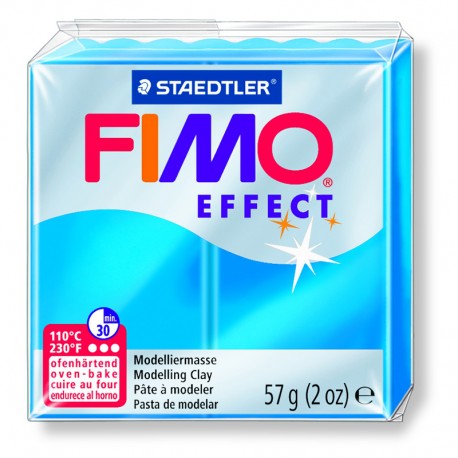 Fimo Effect 56gr Azul Transparente (374)