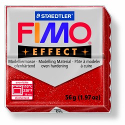 Fimo Effect 56gr Rojo Brillante (202)