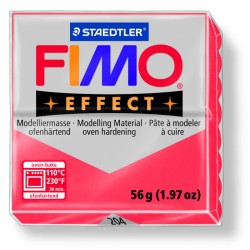 Fimo Effect 56gr Rojo Transparente (204)